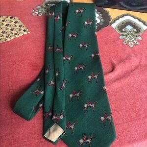 EUC fox hunting motif tie
